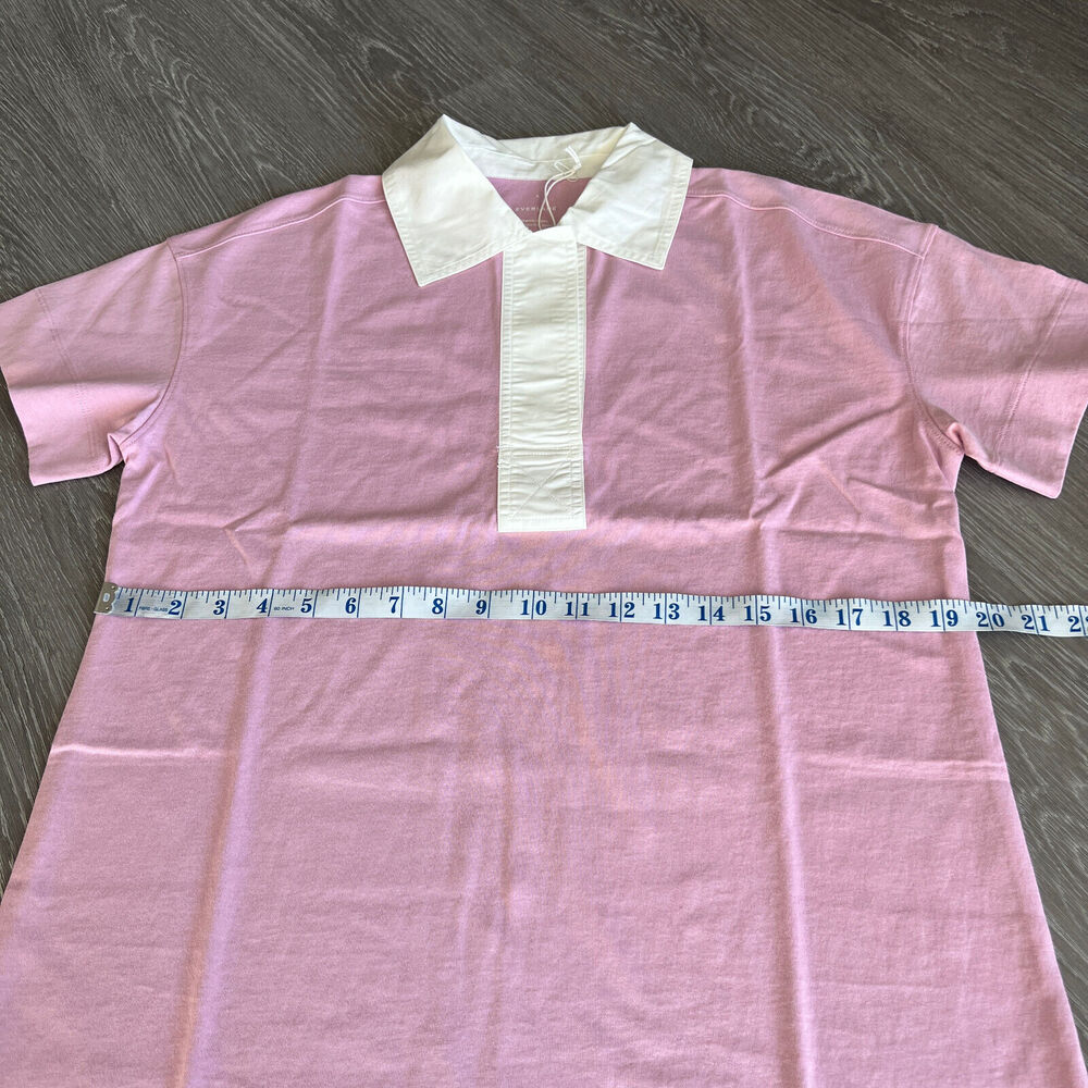 Everlane Organic Polo Dress Womens Small Short Sleeve Lilac - Picture 8 of 12